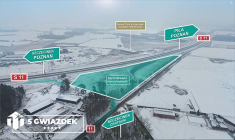 Na sprzedaż inwestycyjna działka 4408 m² przy S11 w Turowie działka Szczecinek