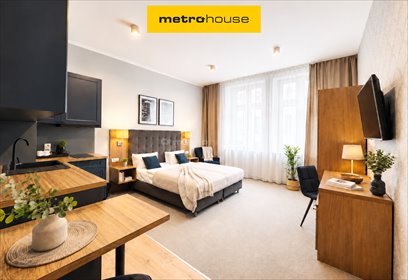 Nowoczesne studio w centrum Wrocławia z windą i aneksem mieszkanie Wrocław, Krzyki, Komandorska