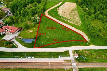 działka na sprzedaż 1370m2 działka Wieliczka, Bogucice