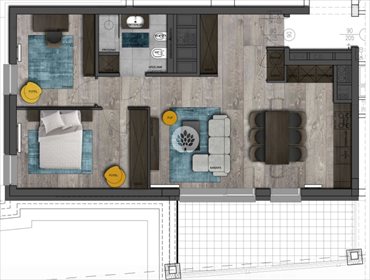 mieszkanie na sprzedaż 61m2 mieszkanie Bydgoszcz, Bielawy, Jana Karola Chodkiewicza