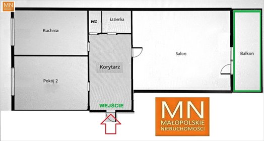 mieszkanie na sprzedaż 50m2 mieszkanie Kraków, Bieżanów-Prokocim, Barbary