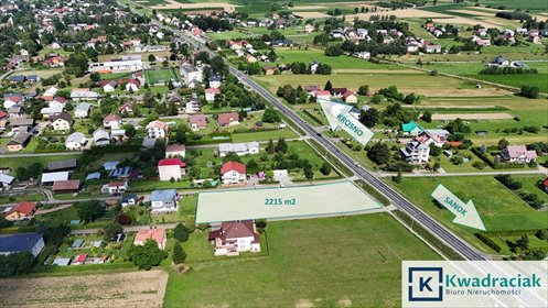 Działka 2215 m² w Długiem (blisko Sanoka, przy drodze krajowej) działka Długie, Sanocka