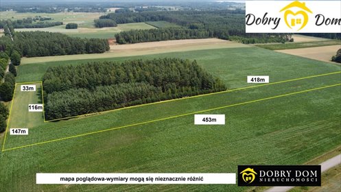 Duża działka rolna 1,71 ha z możliwością zagospodarowania polecam działka Odnoga-Kuźmy