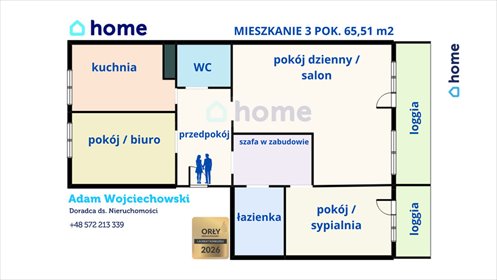 Przestronne 3 pokoje z loggiami i osobną kuchnią mieszkanie Rzeszów, Podwisłocze