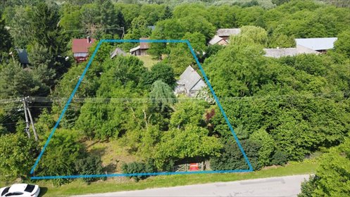 Działka 2085 m2 z domem i ogrodem, blisko Wisły działka Kaliszany-Kolonia