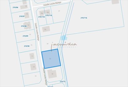 Działka 1120 m² pod dom w Goślinowie - media przy działce działka Gniezno, Goślinowo, Os. Leszka Białego, OFERTA ZAREZERWOWANA