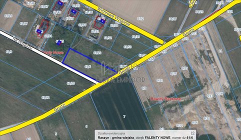 Działka 2000 m² w Falentach Nowych (Na Wzgórzu) z mediami działka Falenty Nowe, Na Wzgórzu