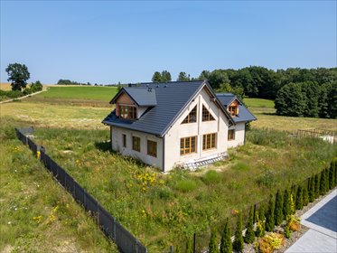Nowoczesny dom 200 m² w Warznie, stan deweloperski - polecam! dom Warzno, Północna