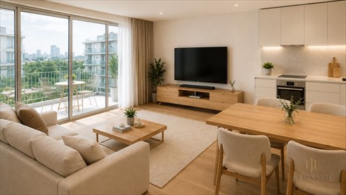 Nowoczesny 2-pokojowy apartament z loggią w Młyny Mogilska mieszkanie Kraków, Mogilska