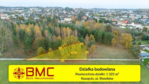 działka na sprzedaż 1325m2 działka Koszęcin, Słowików