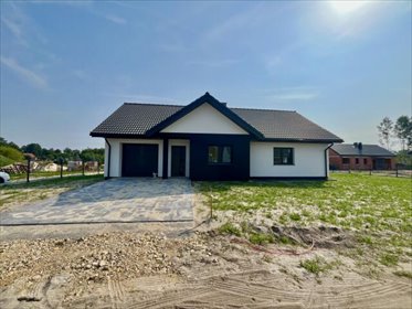 Nowoczesny dom 112 m² z garażem (Grodziec) dom Grodziec