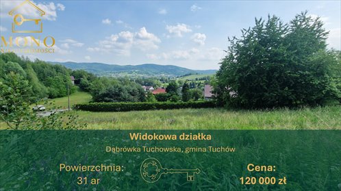 działka na sprzedaż 3100m2 działka Dąbrówka Tuchowska