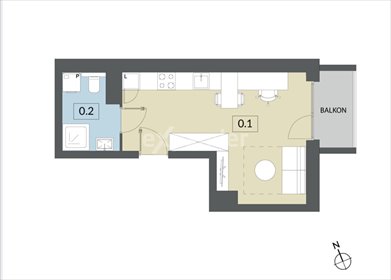 mieszkanie na sprzedaż 26m2 mieszkanie Poznań, Nowe Miasto, Na Miasteczku