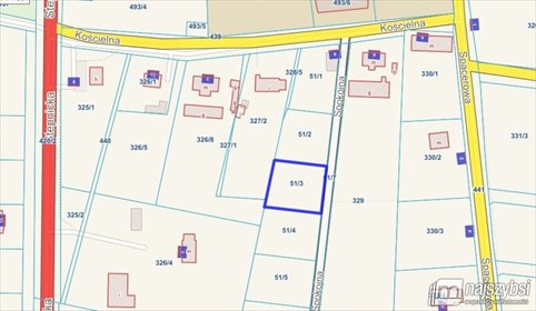 działka na sprzedaż 1037m2 działka Krępsko, Centrum