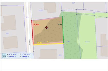 działka na sprzedaż 524m2 działka Rzeszów, Staroniwa, Staroniwa, Rolnicza