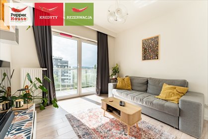 Nowoczesny apartament 37,5 m² z balkonem i widokiem. mieszkanie Gdańsk, Przymorze, Aleja Rzeczypospolitej