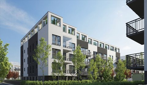 Nowoczesne 4-pokojowe mieszkanie z balkonem i ogrodem na dachu mieszkanie Kraków, Podgórze, Rydlówka