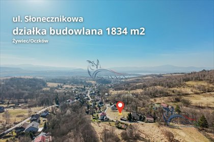 działka na sprzedaż 1834m2 działka Żywiec, Oczków