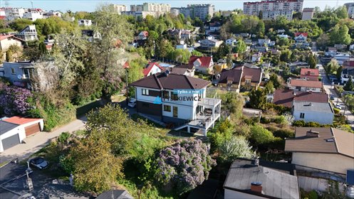 Nowoczesny dom z panoramicznym widokiem na port w Gdyni dom Gdynia, Obłuże, Brukarska
