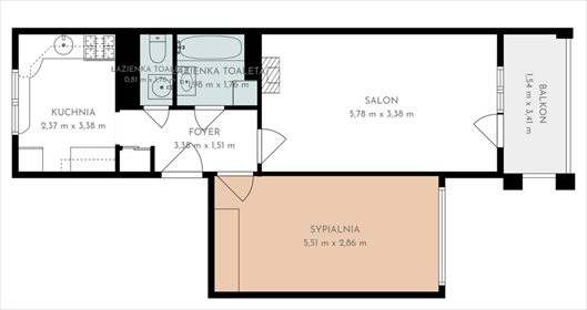 Dwustronne mieszkanie 52,76 m² - jasne i ciche w Lublinie mieszkanie Lublin, Majdan Tatarski