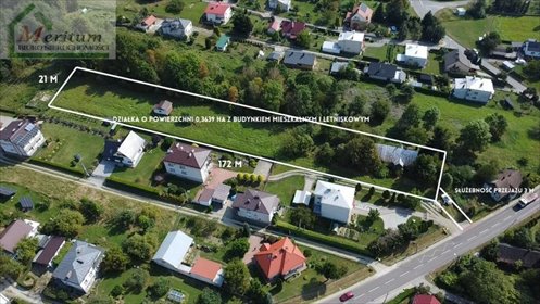 działka na sprzedaż 3639m2 działka Krosno, Krosno