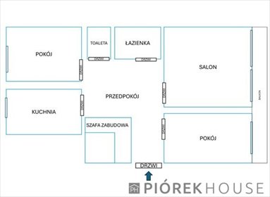 Przestronne 3-pokojowe mieszkanie z balkonem na Pradze-Północ mieszkanie Warszawa, Praga-Północ, Siedlecka