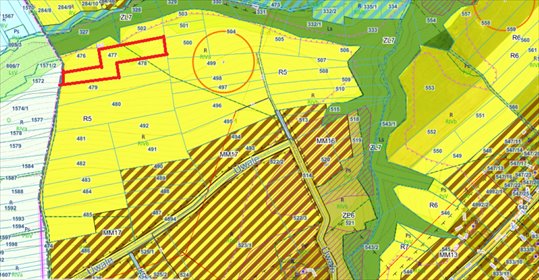 działka na sprzedaż 3800m2 działka Rychwałd, Rychwałd