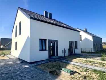 Do sprzedania nowoczesny bliźniak 88 m² z dużą działką dom Grzędzice