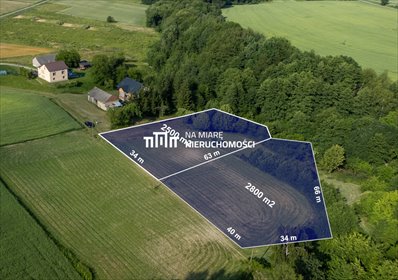 działka na sprzedaż 2500m2 działka Wola Zgłobieńska