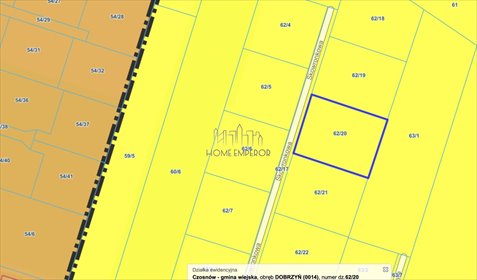 Działka rolna 1100 m² w Dobrzyń polecam działka Dobrzyń