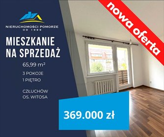 mieszkanie na sprzedaż 66m2 mieszkanie Człuchów, Witosa