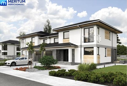 Nowy bliźniak 161 m2 z garażem i panelami fotowoltaicznymi dom Musuły