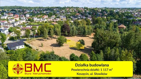 działka na sprzedaż 1117m2 działka Koszęcin
