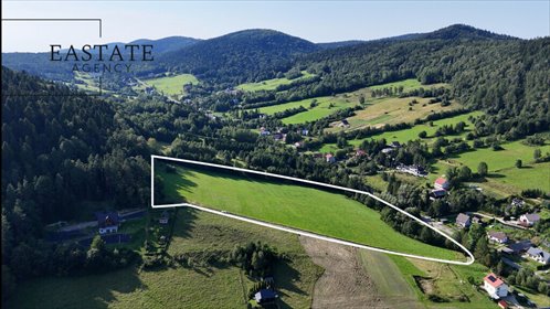 Działka inwestycyjna 3,35 ha w Kamiannie z planem działka Kamianna