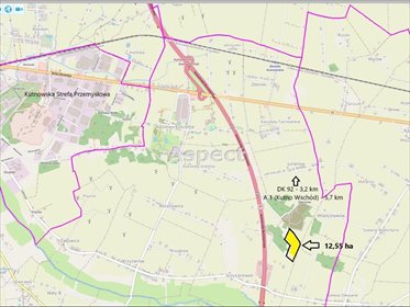 działka na sprzedaż 125500m2 działka Krzyżanówek