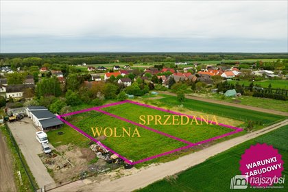 działka na sprzedaż 1308m2 działka Przemocze