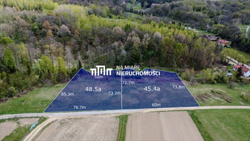 Działki z Warunkami Zabudowy w Lalinie – 4,85 ha, spokój działka Lalin