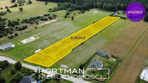 Działka pod zabudowę w Osiecku - 8262 m² z mediami działka Nowe Kościeliska