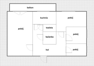 Sprzedam 4-pokojowe mieszkanie 69 m² z widokiem na Gdańsk mieszkanie Gdańsk, Przymorze, Lęborska