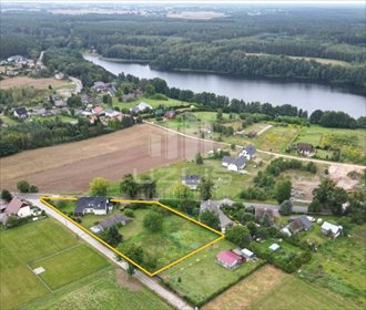 Dom z dwoma niezależnymi mieszkaniami i dużą działką dom Borzechowo