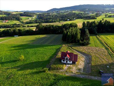 Przestronny dom z garażem na dużej działce 3115 m2 zapraszam dom Limanowa, Siekierczyna