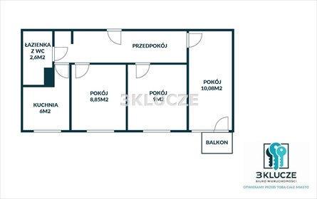 3-pokoje do remontu z balkonem i piwnicą w Wieniawie mieszkanie Lublin, Wieniawa