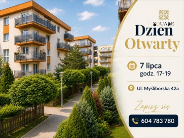 Przestronne 3-pokojowe mieszkanie z balkonem i miejscem garażowym mieszkanie Warszawa, Białołęka, Myśliborska