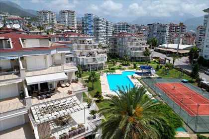 Przestronny apartament z balkonem, basen i blisko plaży mieszkanie Alanya, Cikcilli, Alanya, Antalya