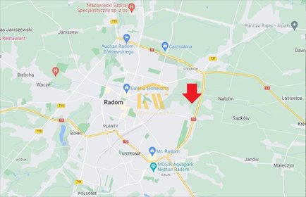 działka na sprzedaż 3669m2 działka Radom