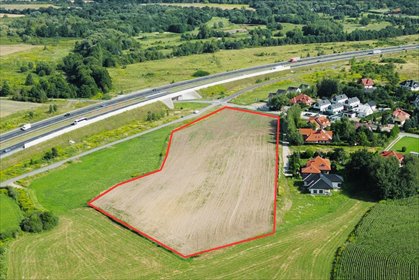 Działka 2,05 ha pod zabudowę mieszkaniową w Malin działka Malin, Spacerowa
