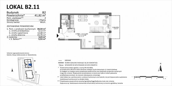 Mieszkanie dwupokojowe na sprzedaż Gdańsk, Sobieszewko, Nadwiślańska 42m2 Foto 2