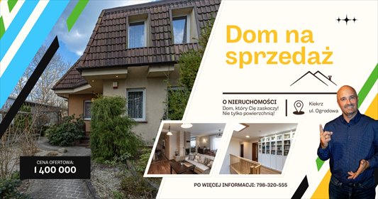 Nowoczesny dom pasywny 186m2 z panelami słonecznymi dom Kiekrz, Ogrodowa