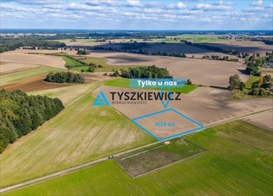 działka na sprzedaż 3019m2 działka Dąbrowa Człuchowska