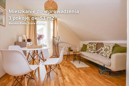 Na sprzedaż przestronne mieszkanie 53 m² w Bielsku-Białej mieszkanie Bielsko-Biała, Stare Bielsko